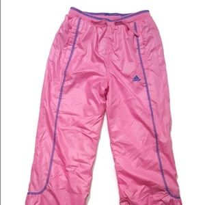 adidas pink pants for girls size s